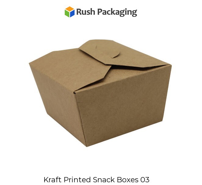 Kraft Printed Snack Boxes